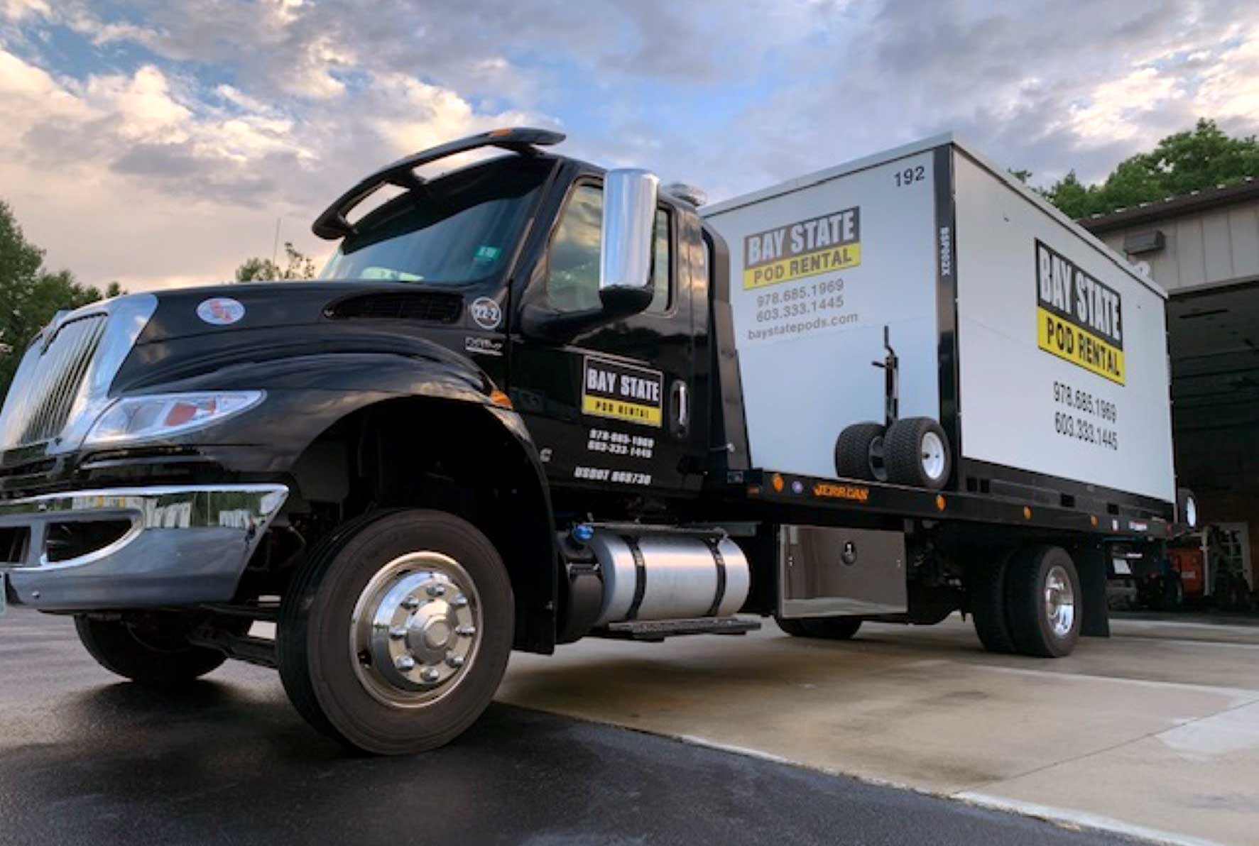 Bay State Pods and truck ramp